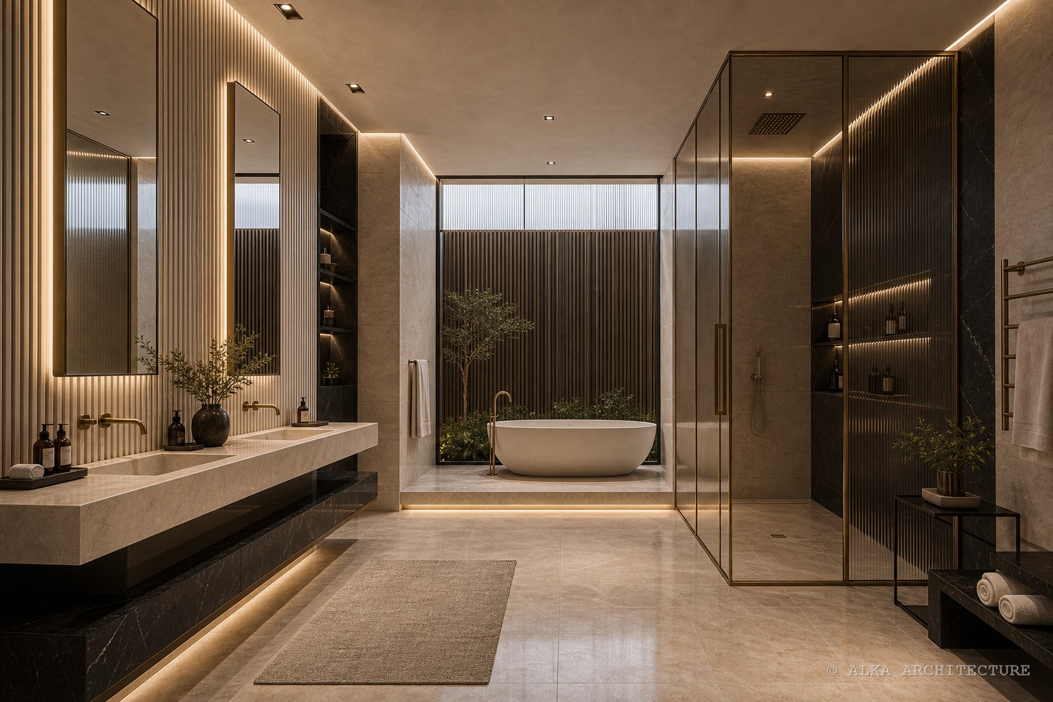 Villa Amara — MASTER BATH — SPA