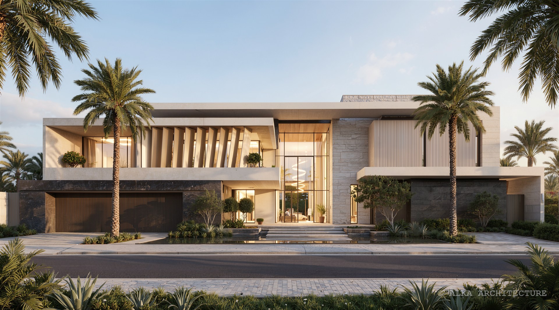 Villa Amara — FRONT FAÇADE — DAY
