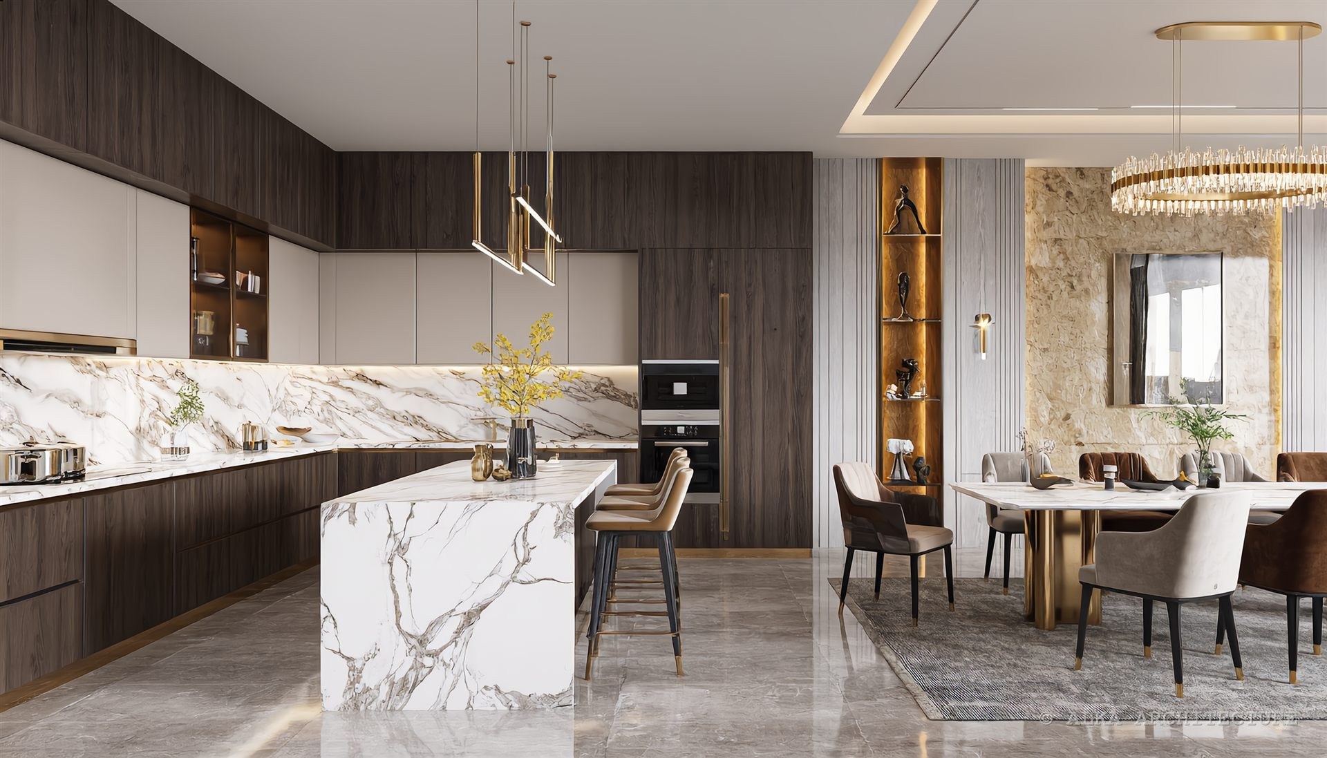 Villa Green — KITCHEN — MARBLE ISLAND