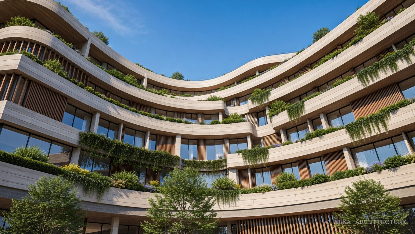 Cascade Heights — GREEN FAÇADE WITH HANGING GARDENS