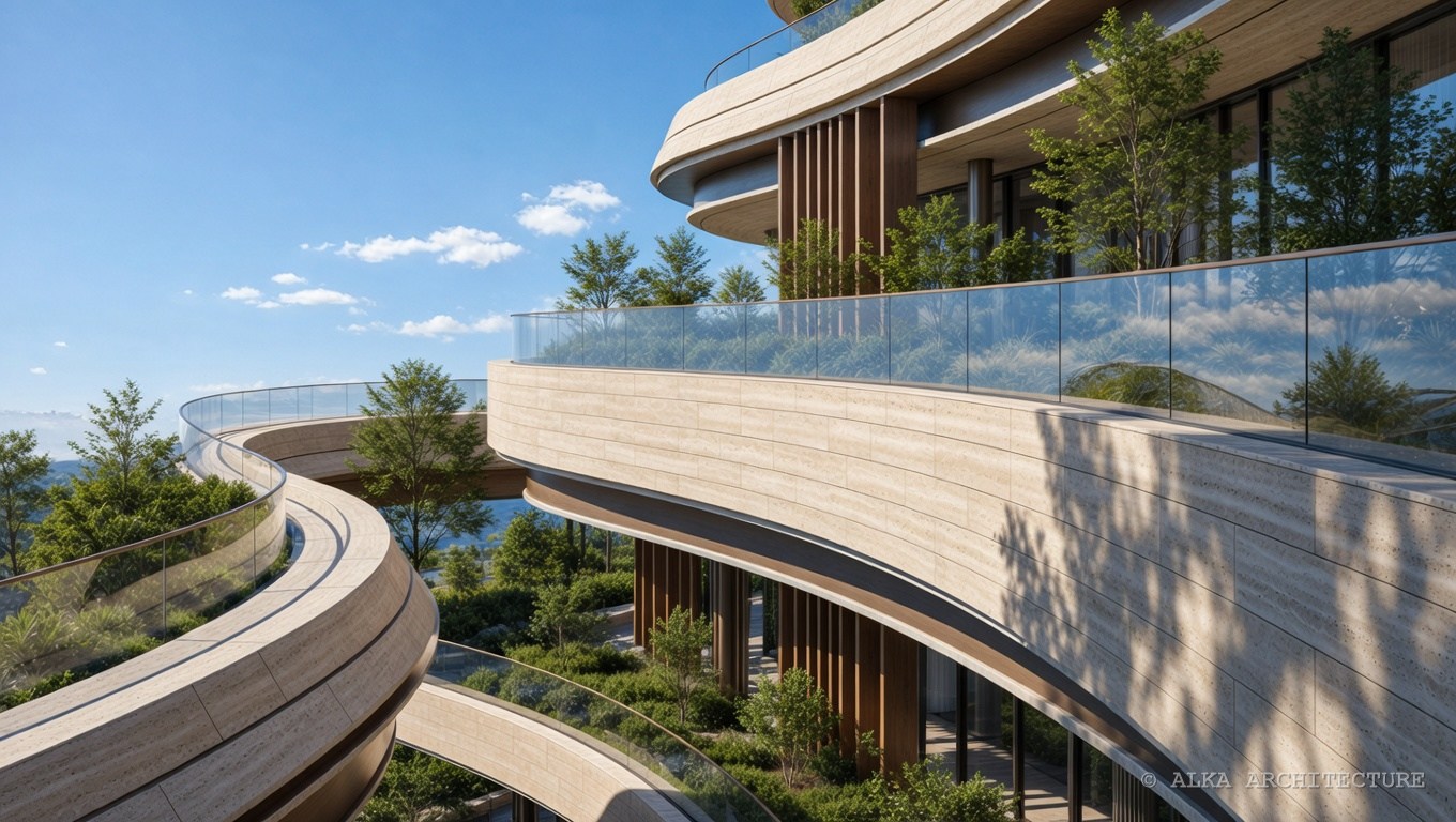 Cascade Heights — CURVED CASCADING TERRACES