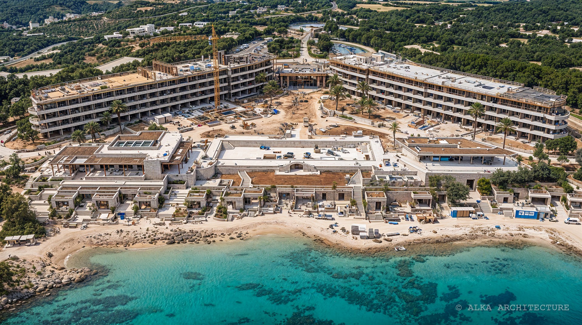 Azure Resort — ON SITE — UNDER CONSTRUCTION