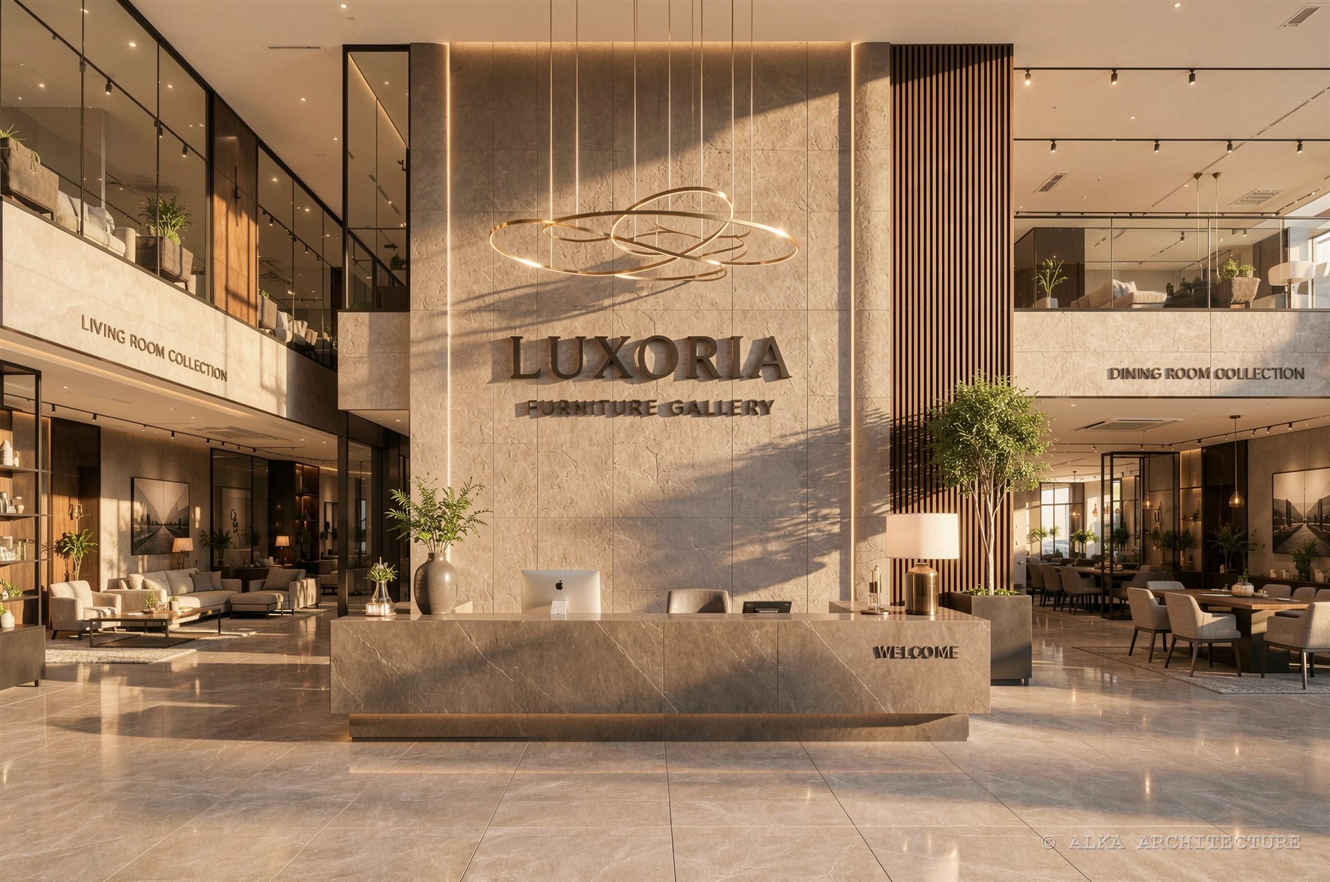 Luxoria Furniture Gallery — WELCOME HALL
