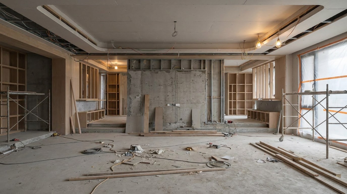 Villa Hauz — ON SITE — INTERIOR BUILD