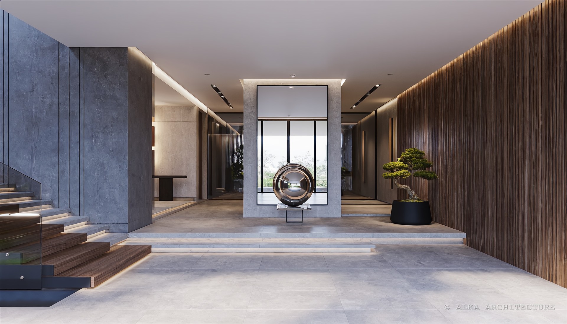 Villa Alba — ENTRANCE HALL