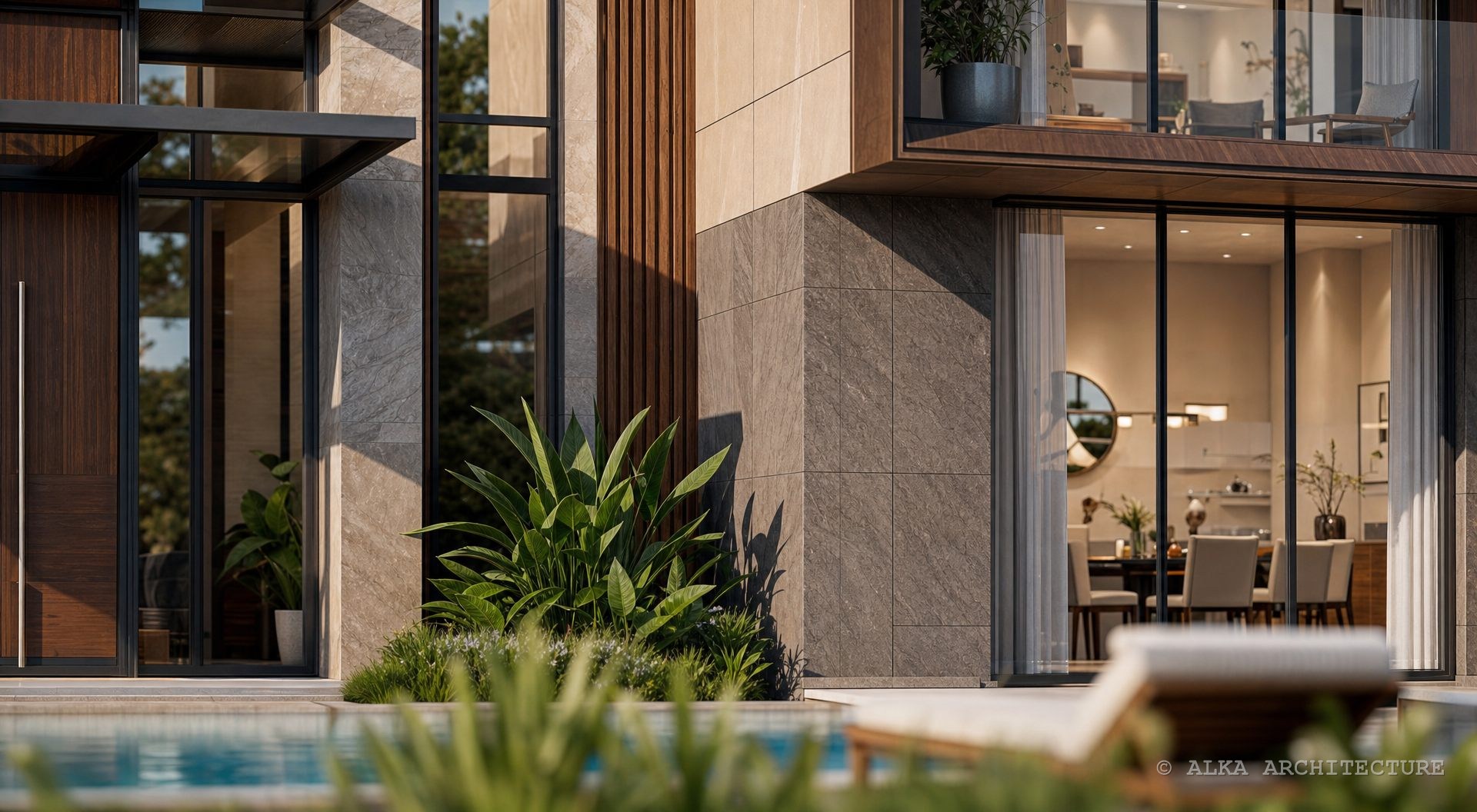 Villa Noor — NATURAL STONE AND INTERIOR