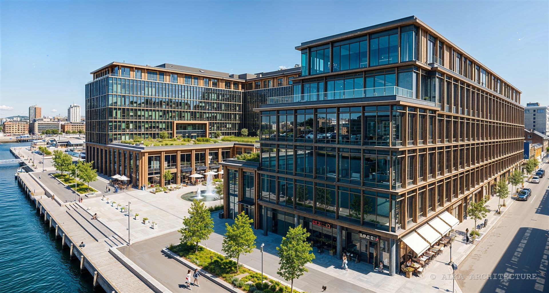 Waterfront Business Park — WATERFRONT PROMENADE